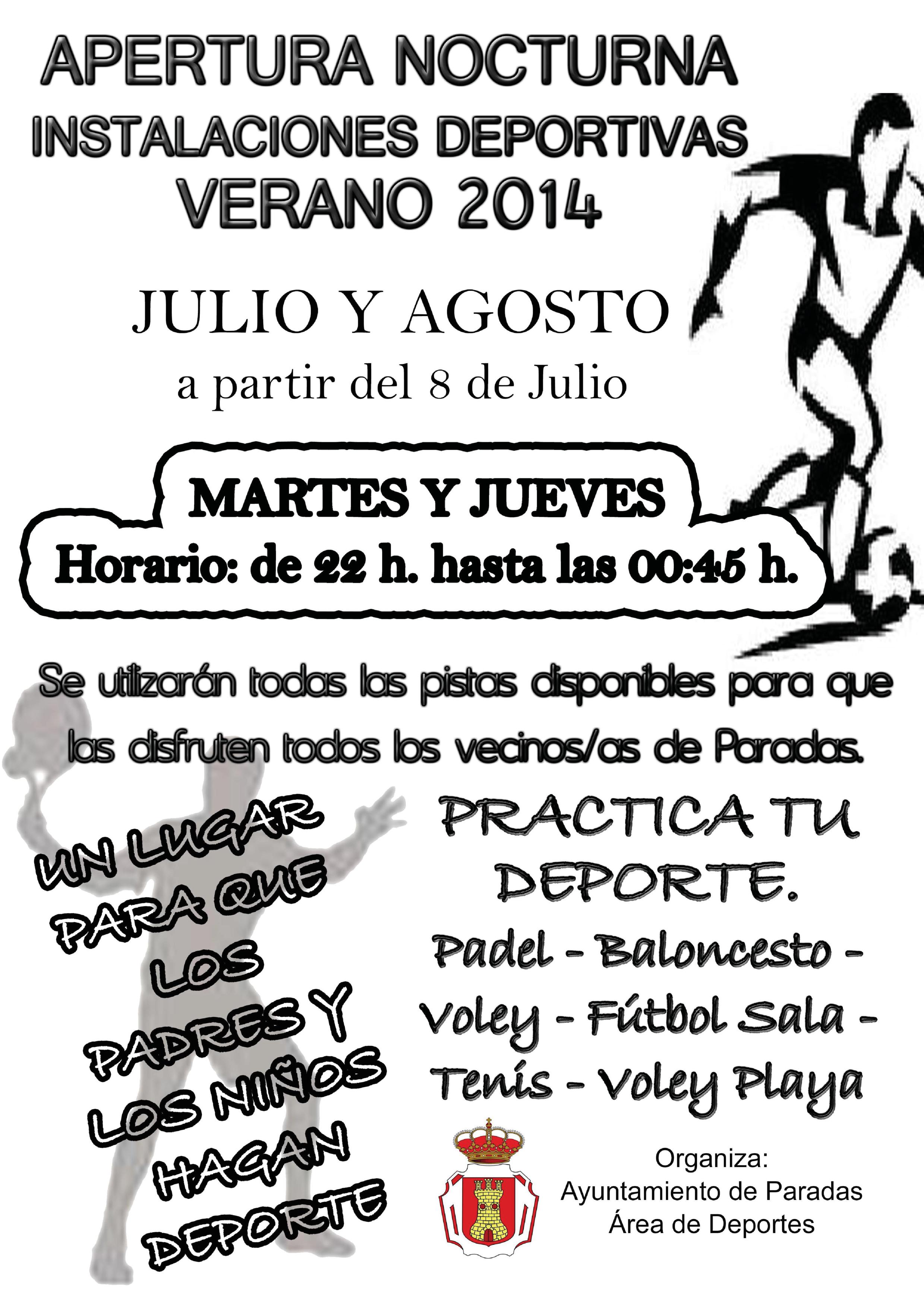 APERTURA INSTALACIONES DEPORTIVAS 2014_07-08-2014