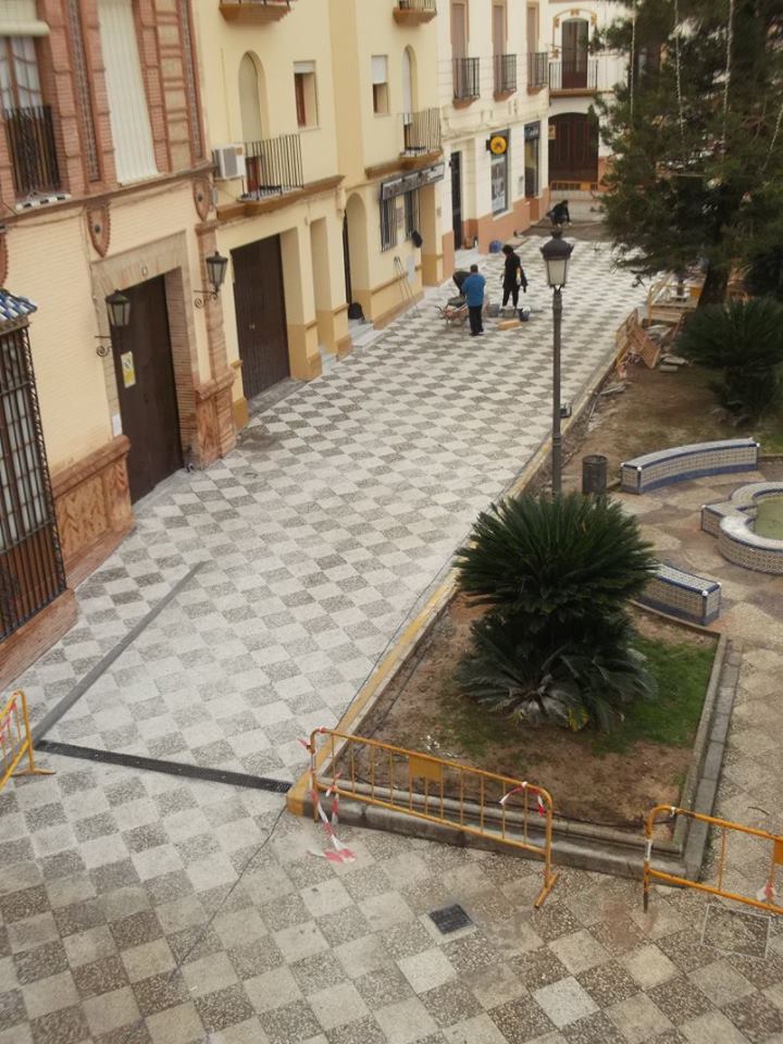 Obras Plaza San Juan de Letran