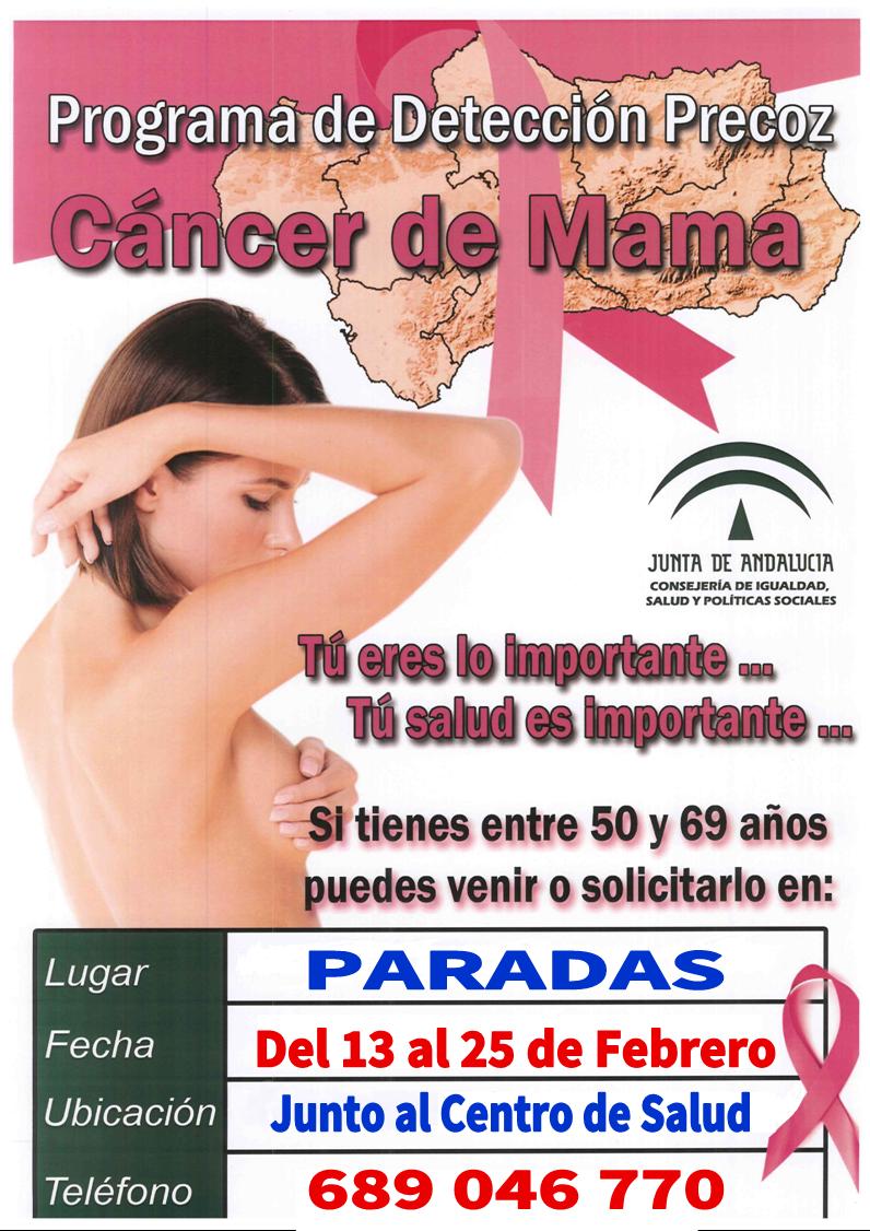 Programa deteccion cancer mama 2019
