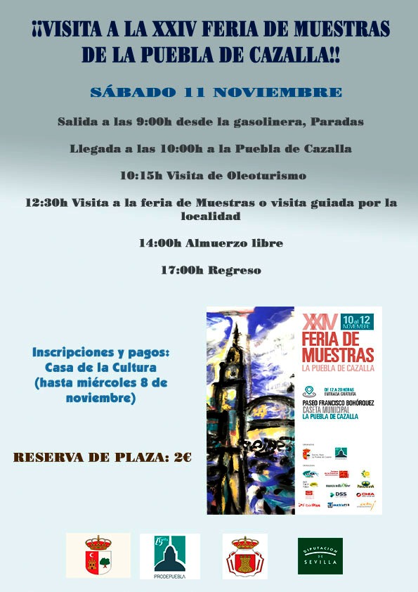 Visita feria Muestras Puebla Cazalla 2017