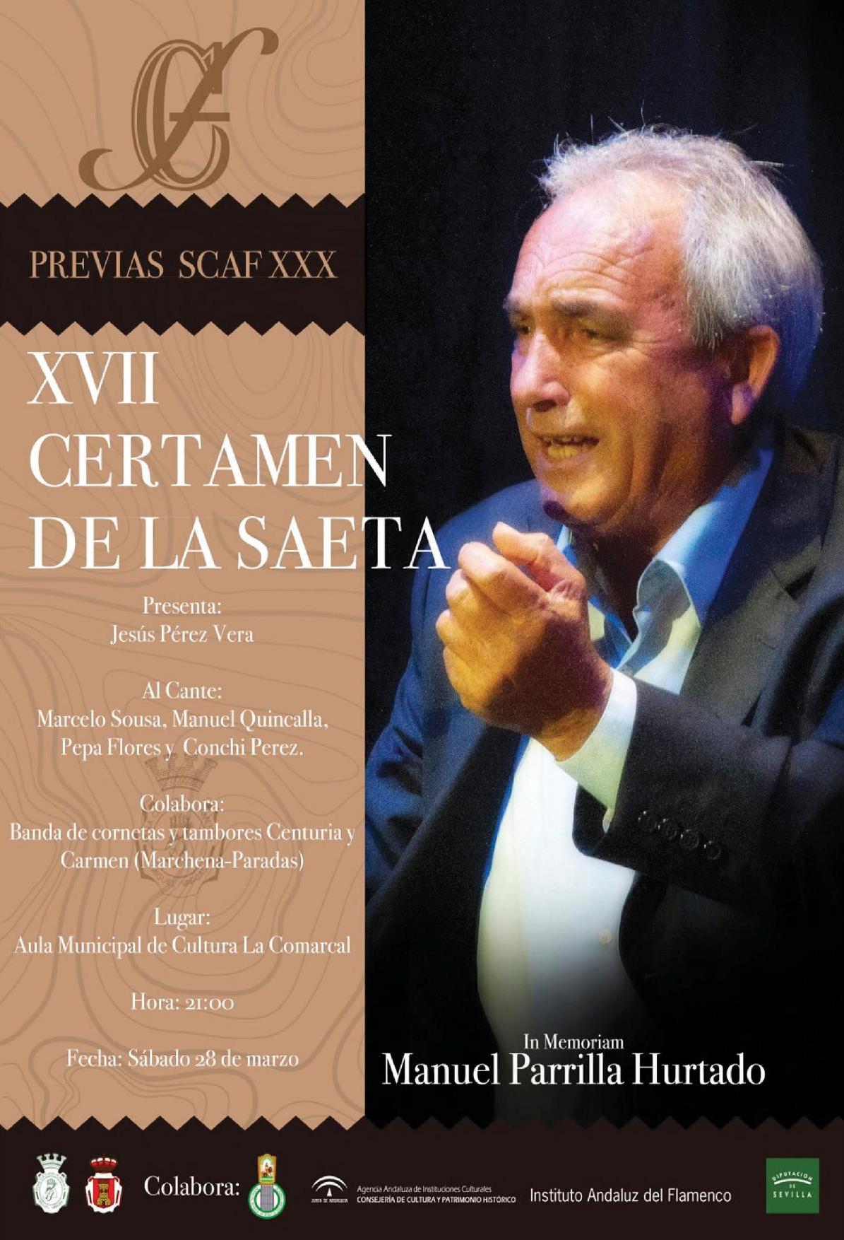 XVII CERTAMEN SAETA XXX SCAF 2020