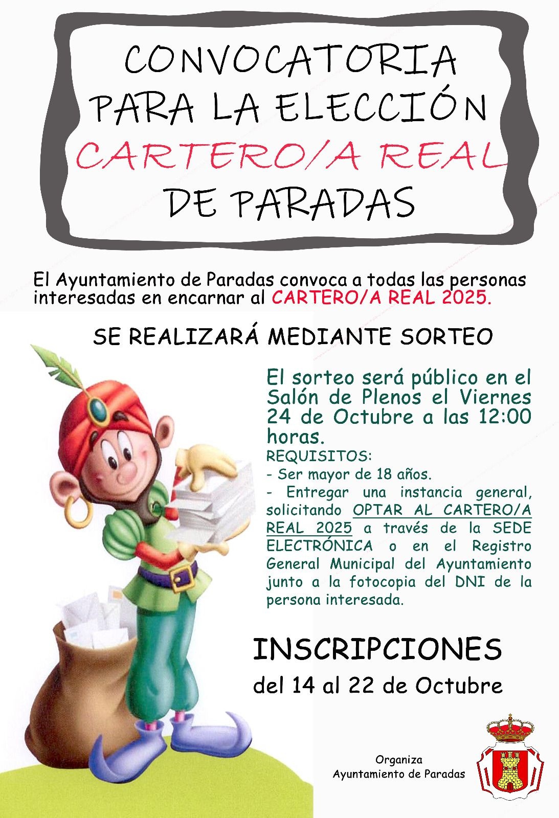 Convocatoria Cartero Real