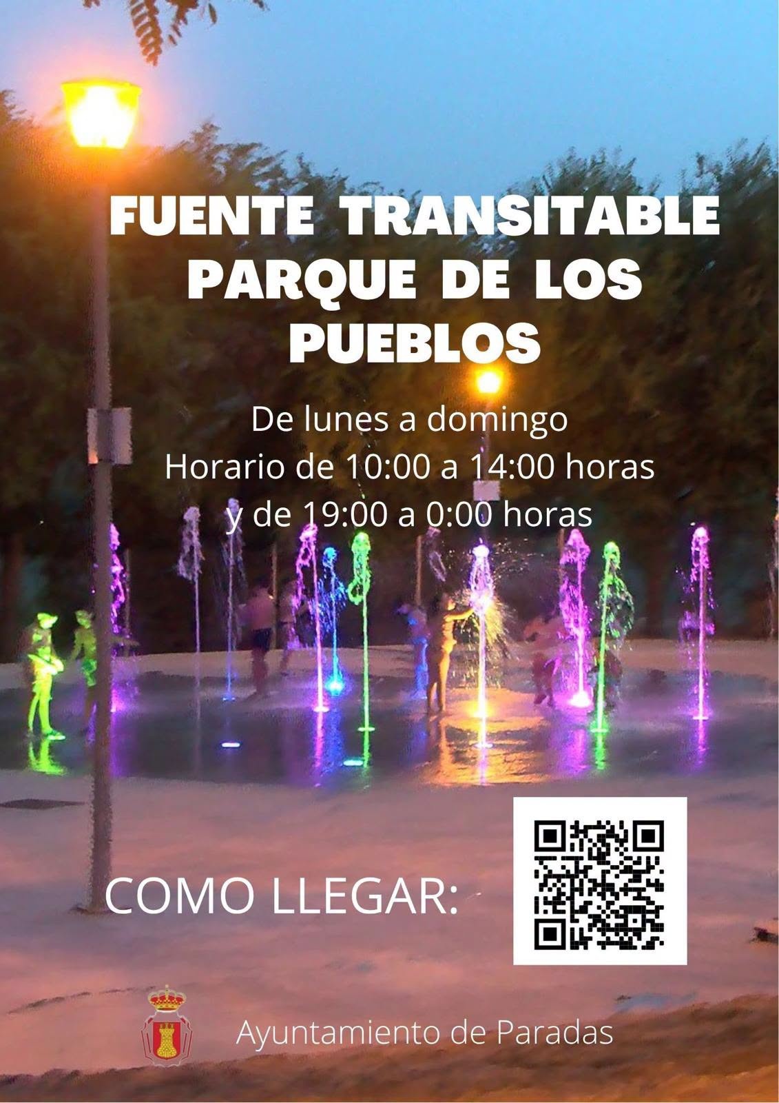 Fuente transitable