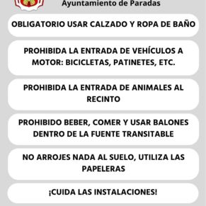 Normas fuente transitable