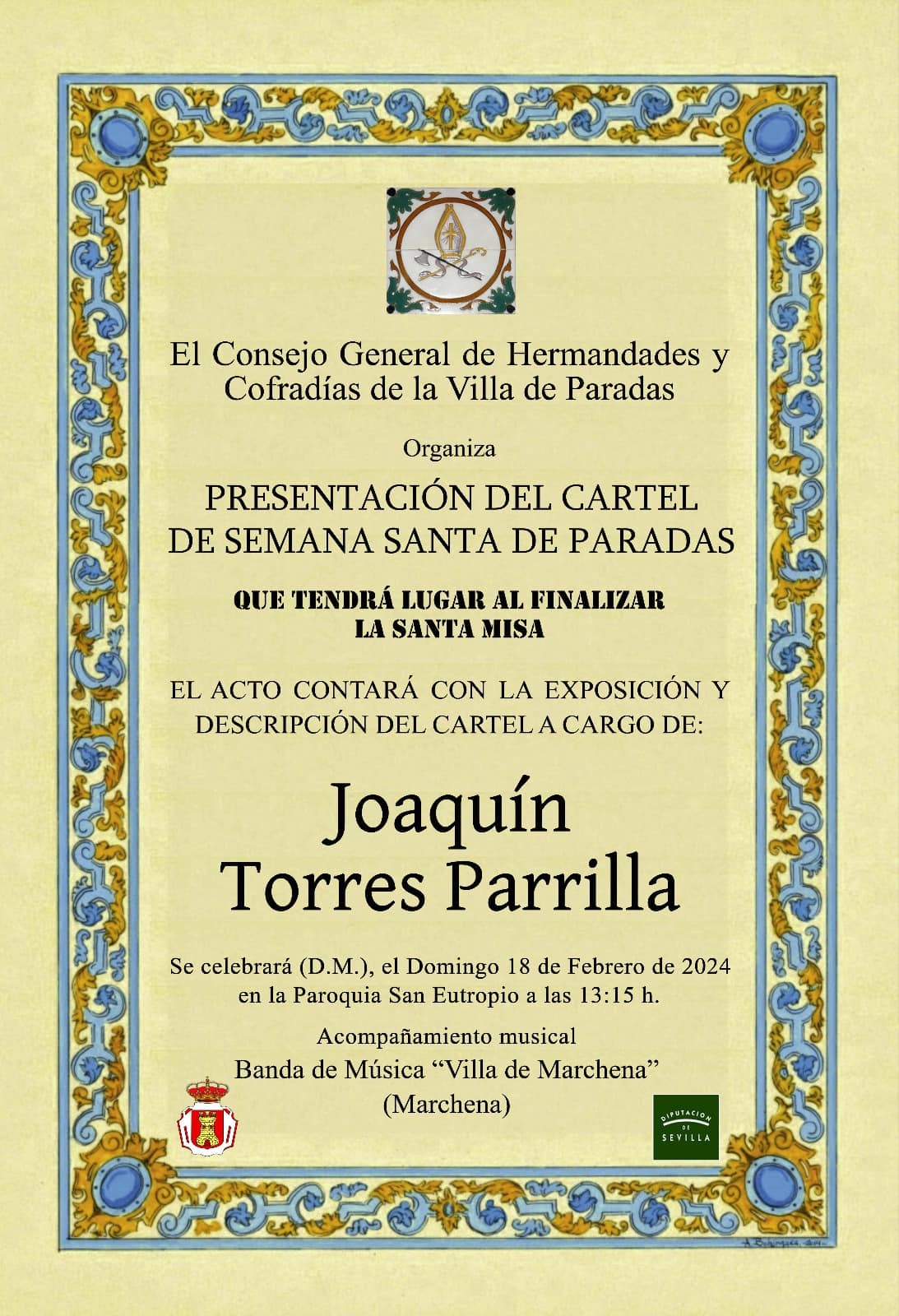 Presentación cartel Semana Santa 2024