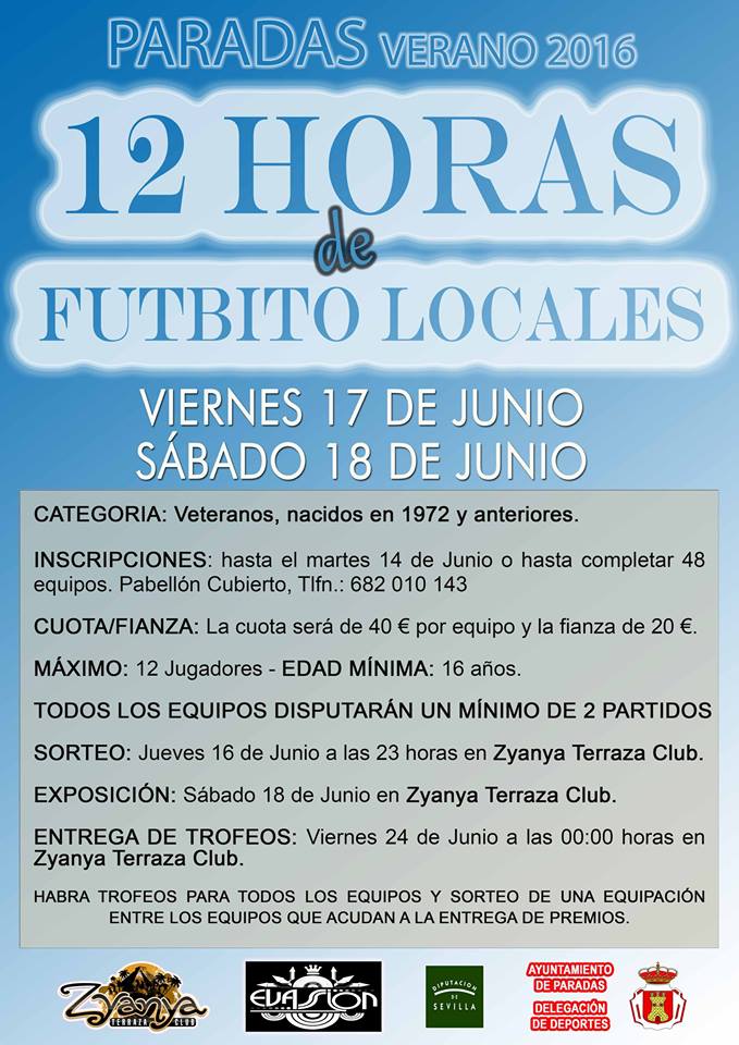 12 Horas de Futbito Locales 2016