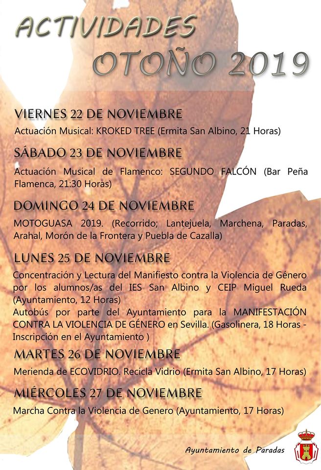 Actividades Otoño 2019