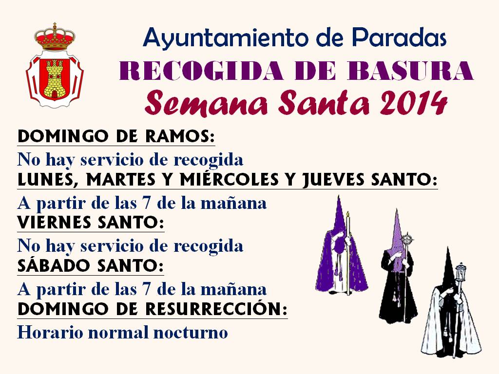 Basura Semana Santa 2014
