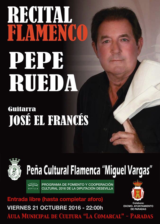 Cartel Flamenco Pepe Rueda 2016