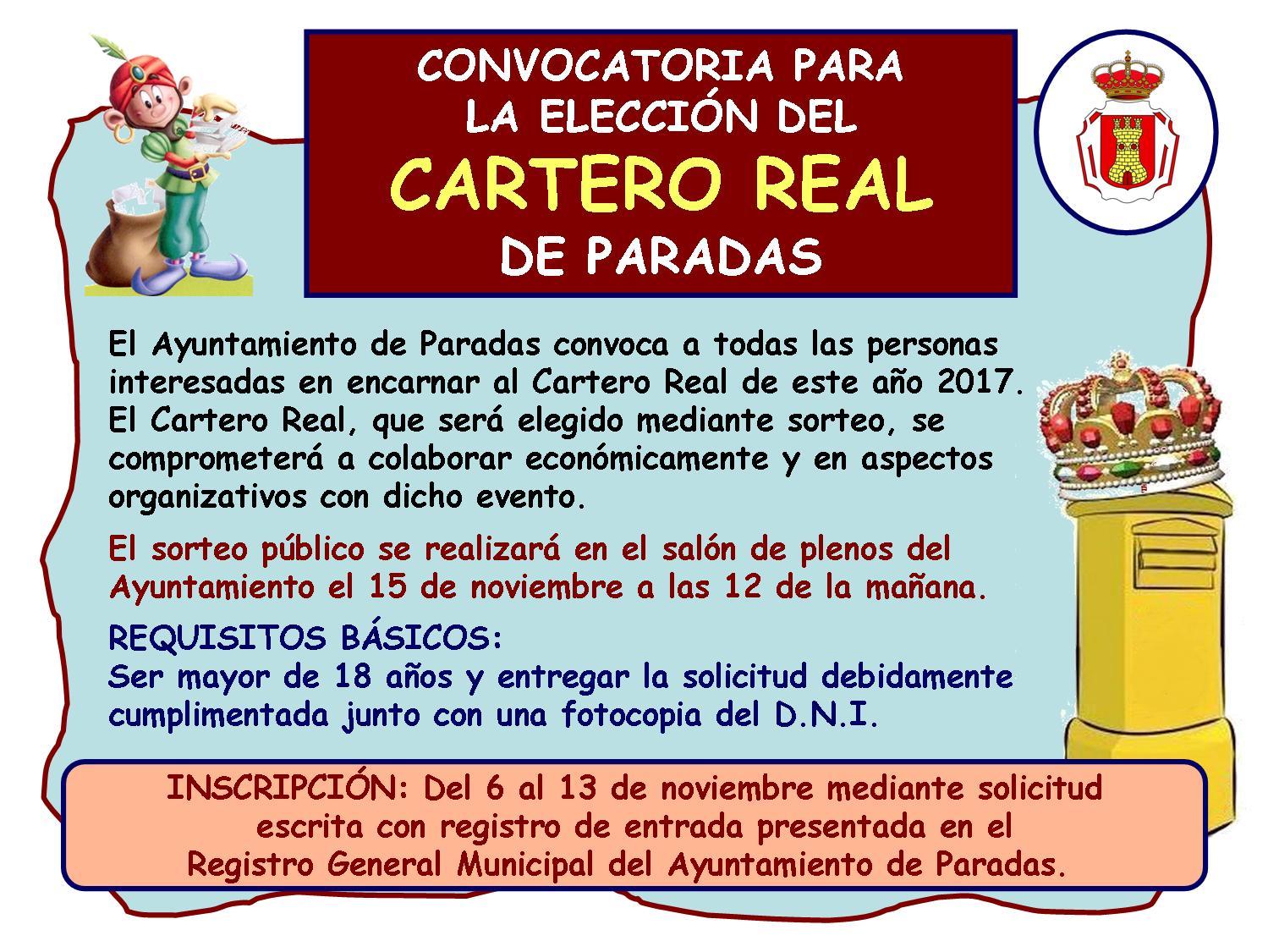 Convocatoria cartero real