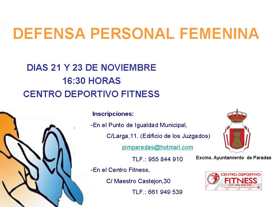 Defensa personal femenina Noviembre 2017