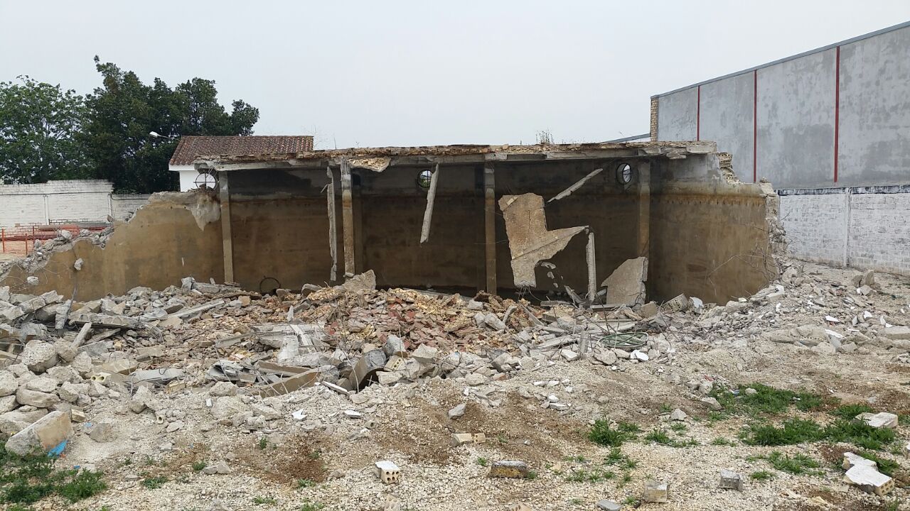 Derribo Deposito Aguas Paradas 4