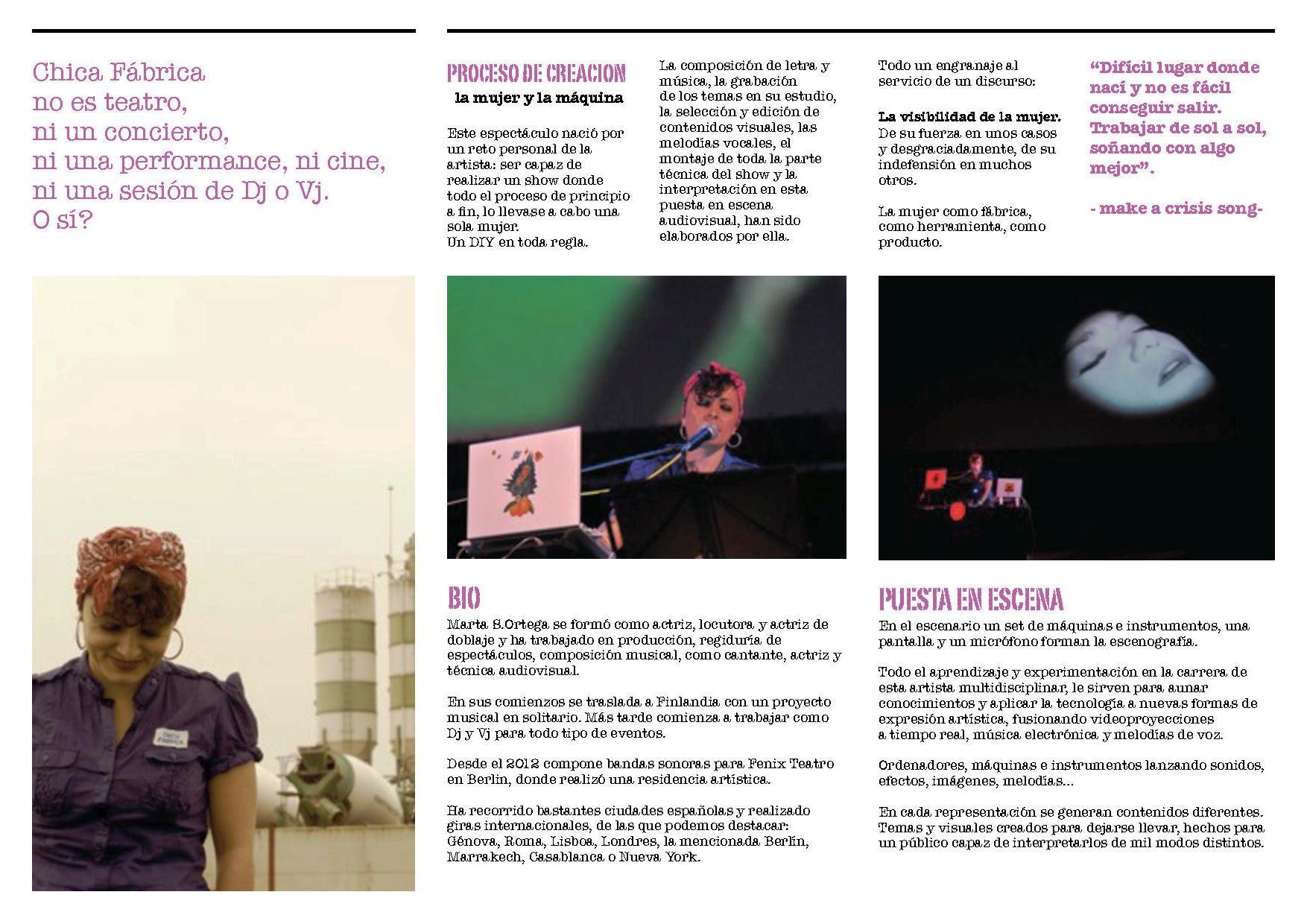 Folleto Chica Fábrica 2