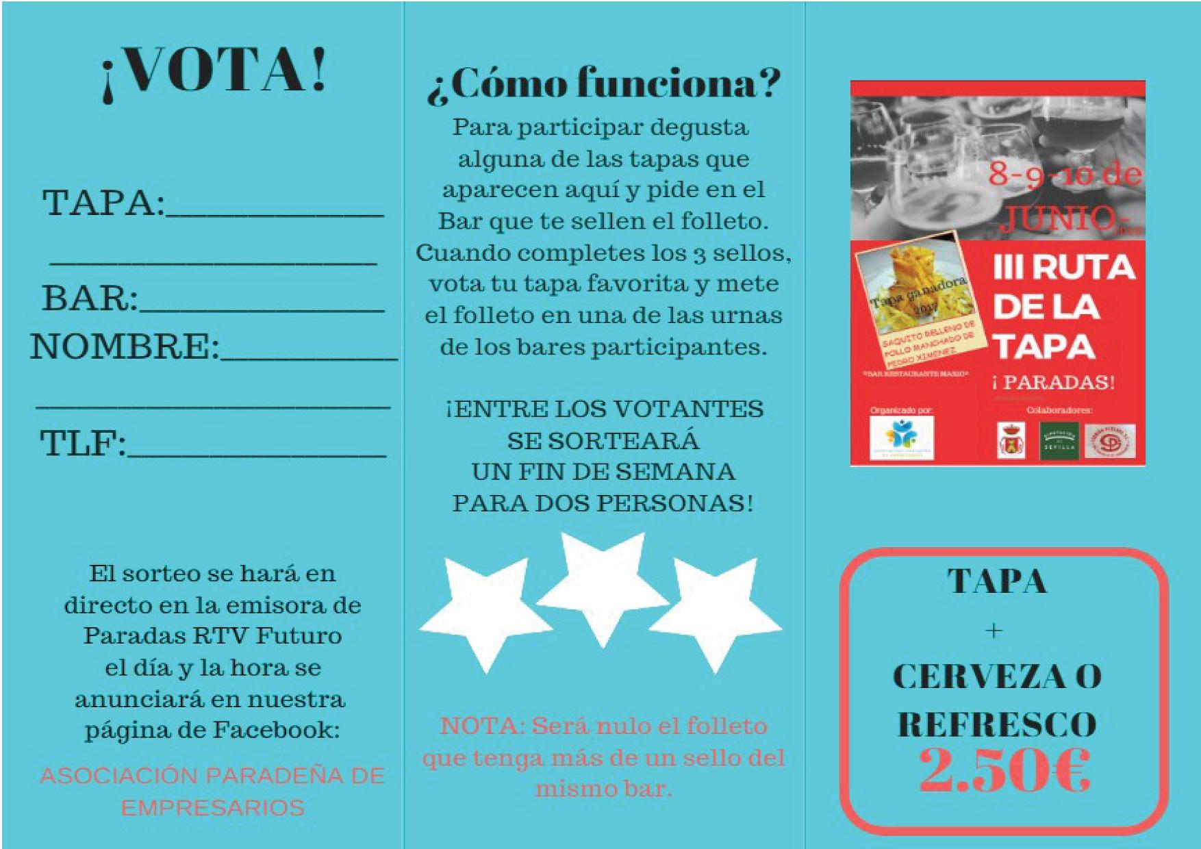 Folleto Ruta Tapa 2018 2