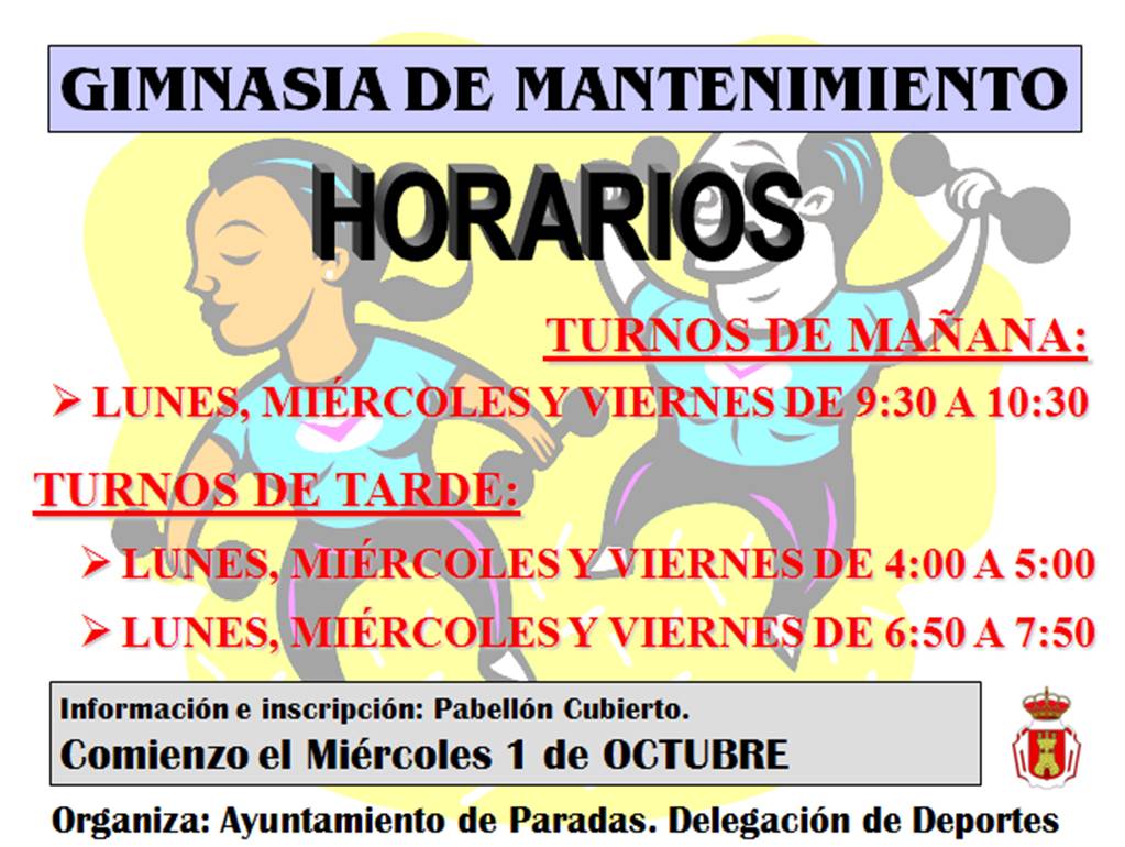 Gimnasia de mantenimiento 2014