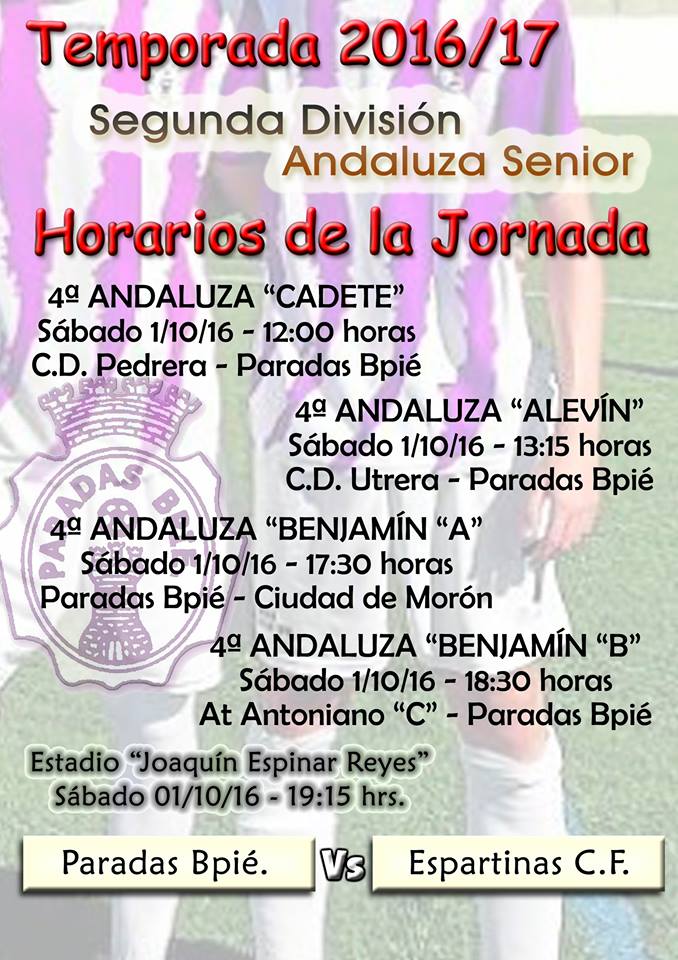 Horarios fin de semana 1-10-2016