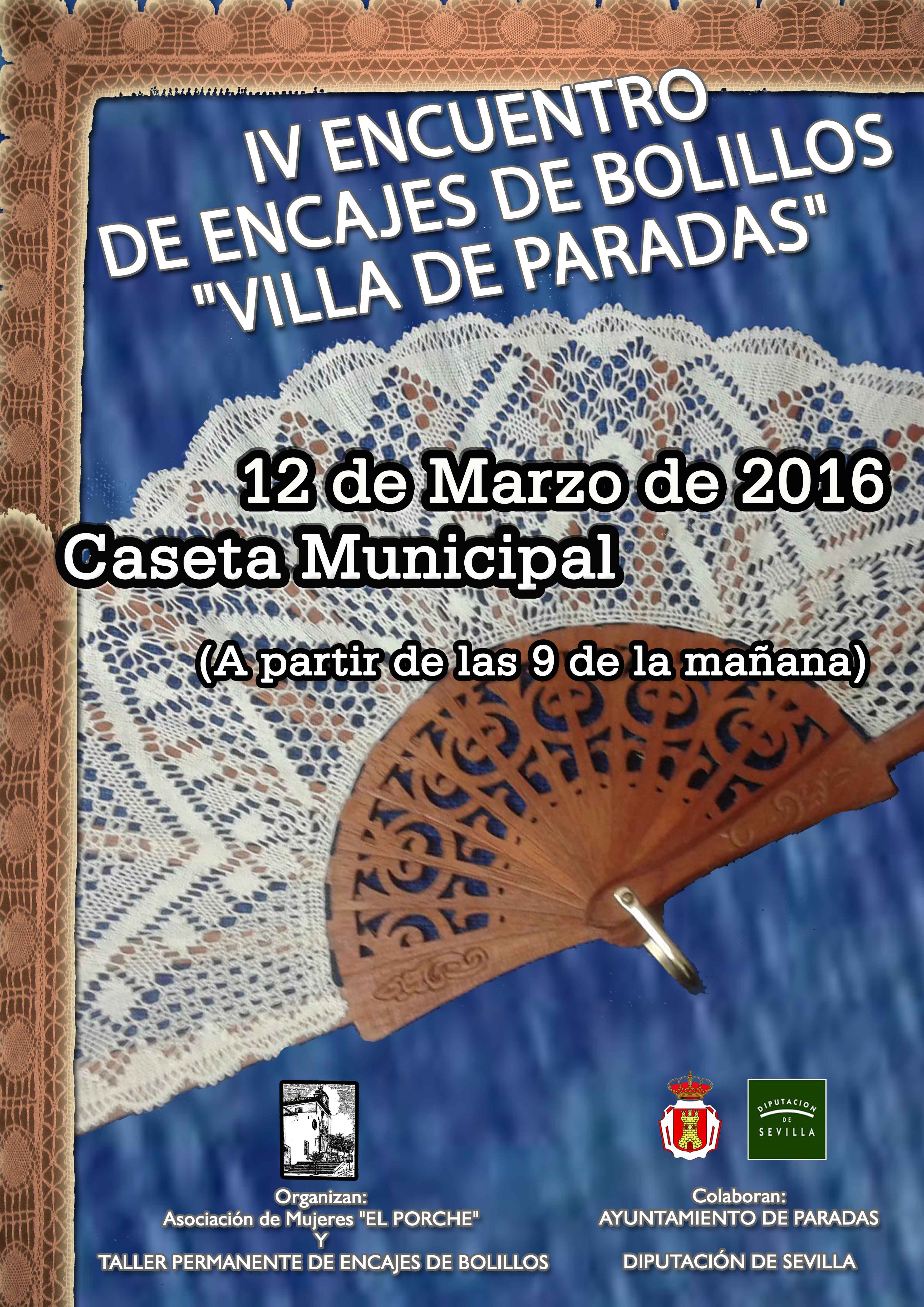 IV Encuentro Encaje Bolillos 2016 - Cartel