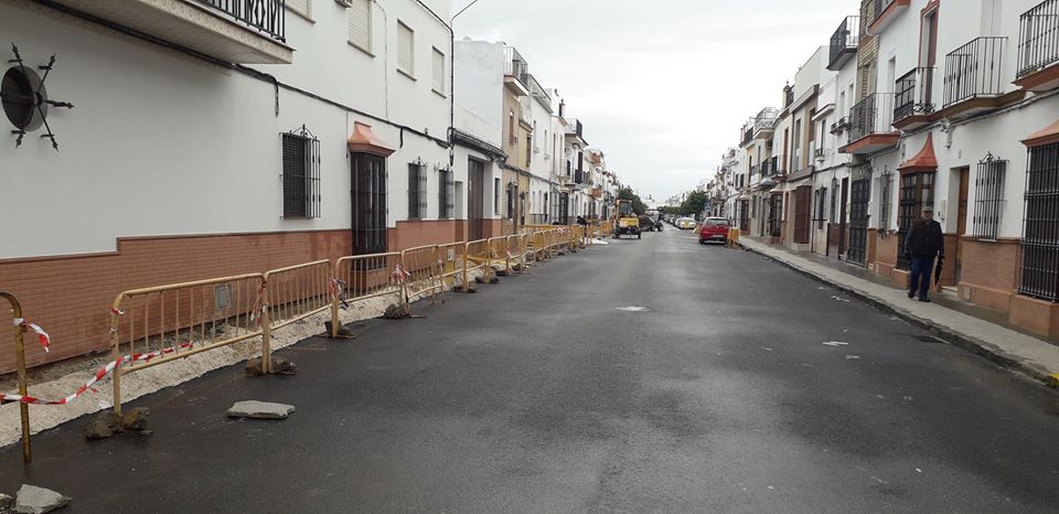 Obras acerados calle Cantareros 1