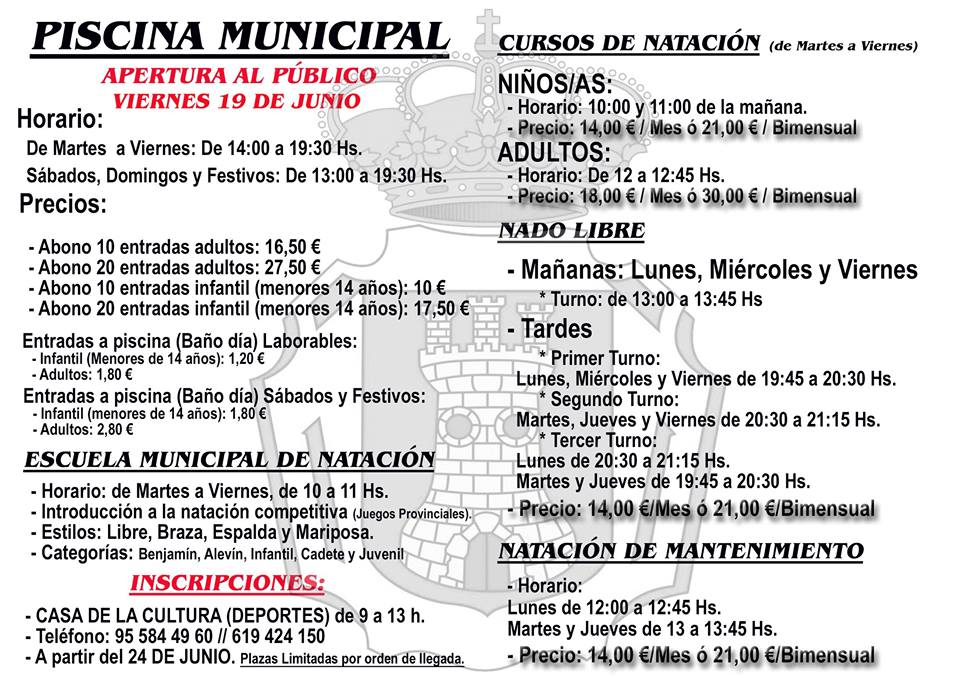 Piscina Municipal 2015
