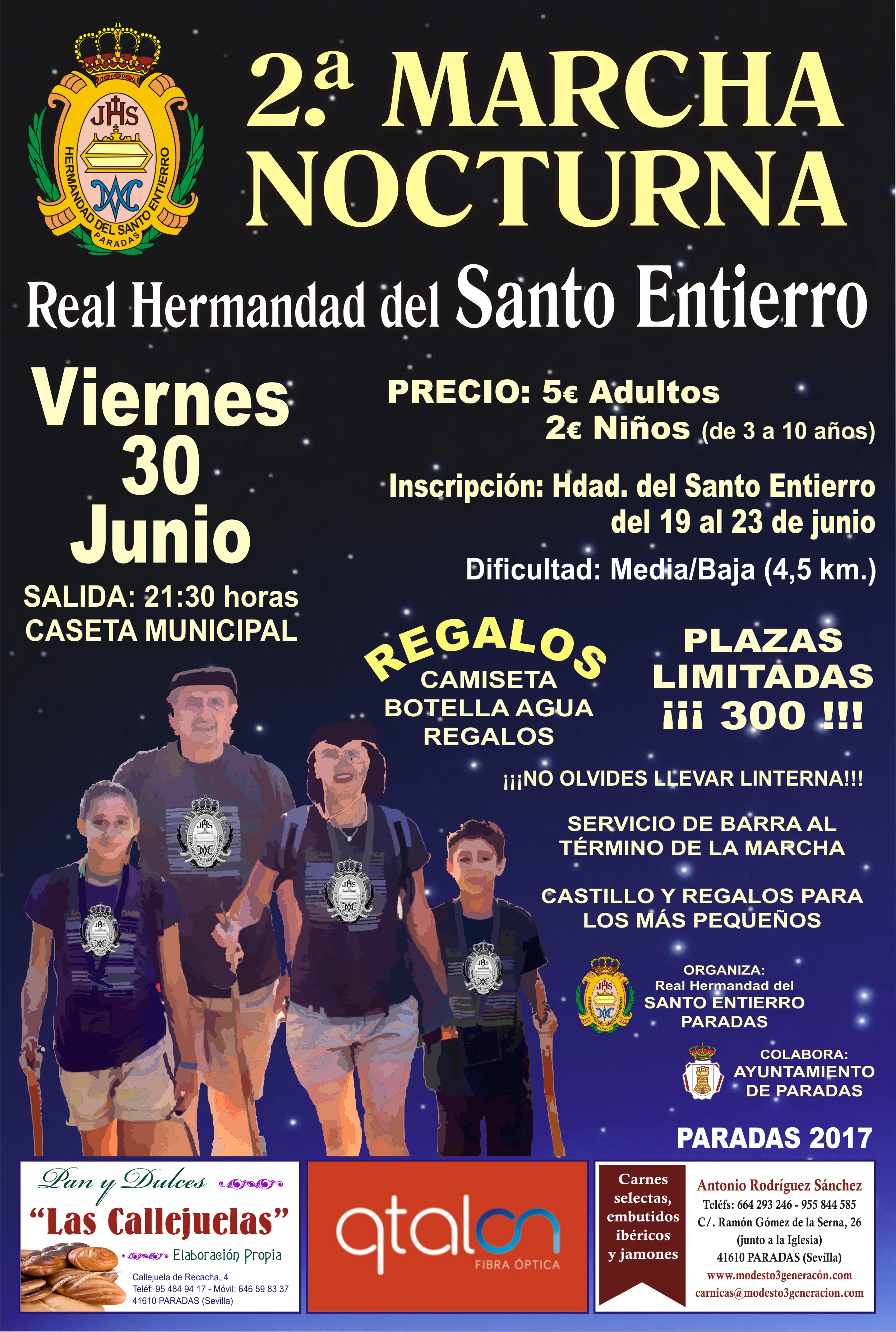 Santo Entierro Paradas - Marcha nocturna