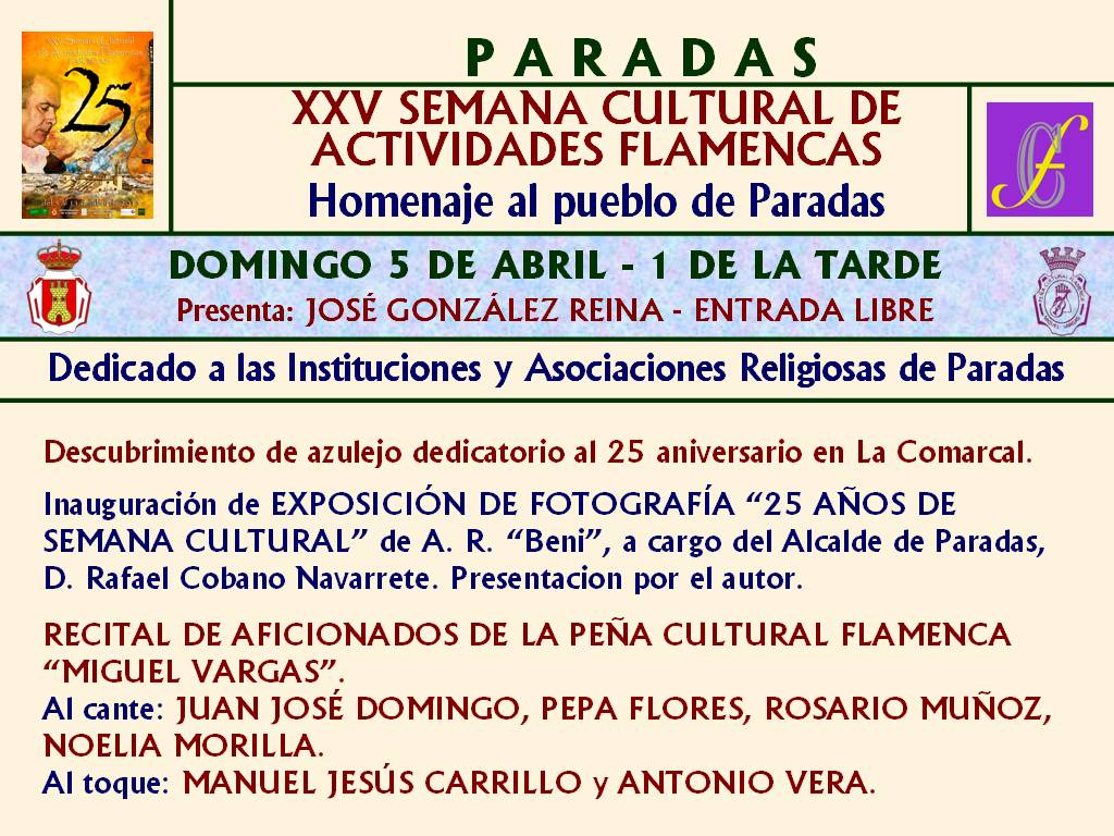 Semana Flamenca 2015 Domingo