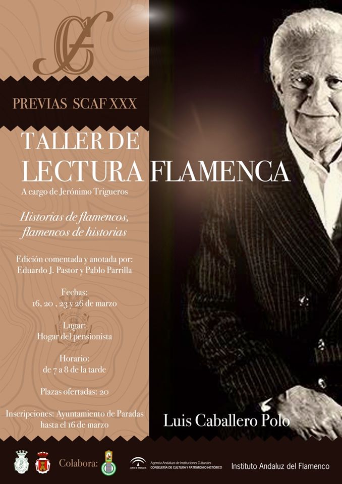 TALLER LECTURA FLAMENCA XXX SCAF 2020