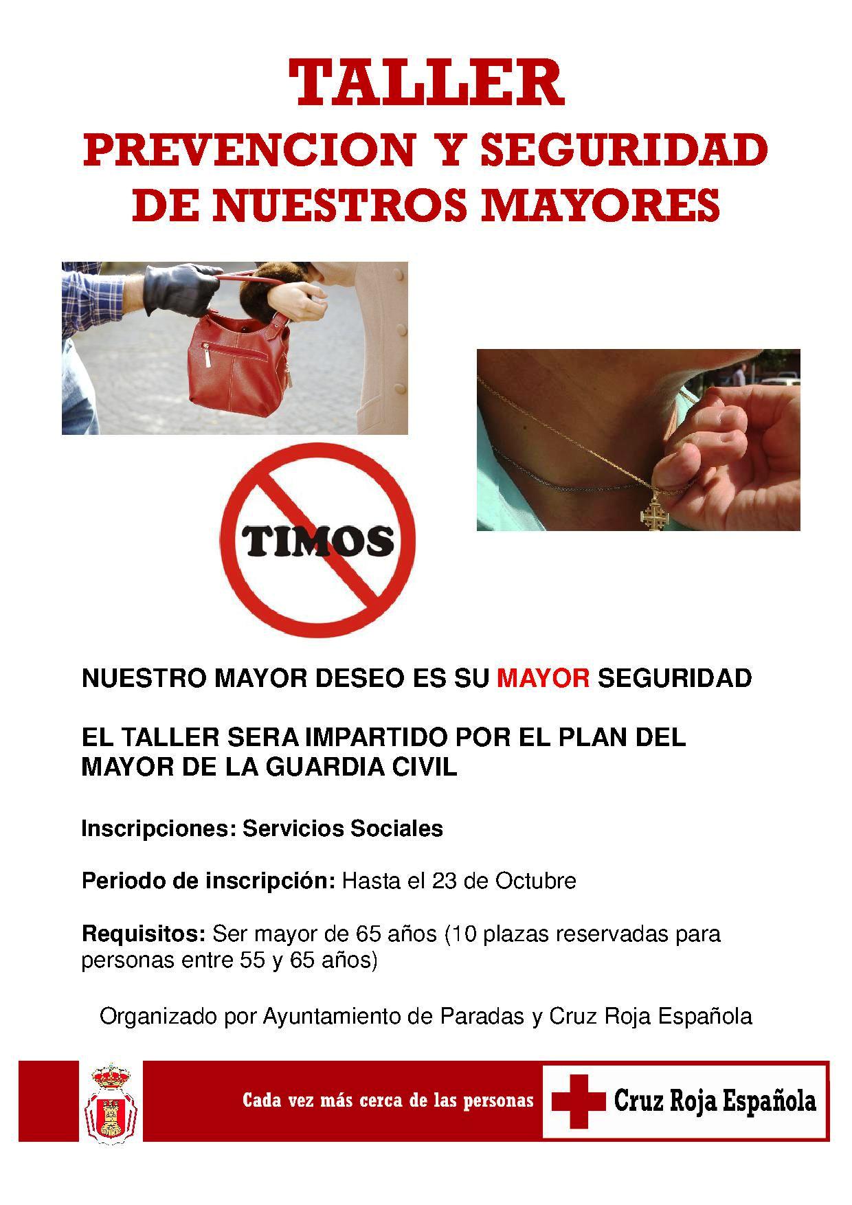 TALLER PREVENCIÓN TIMOS Y ROBOS