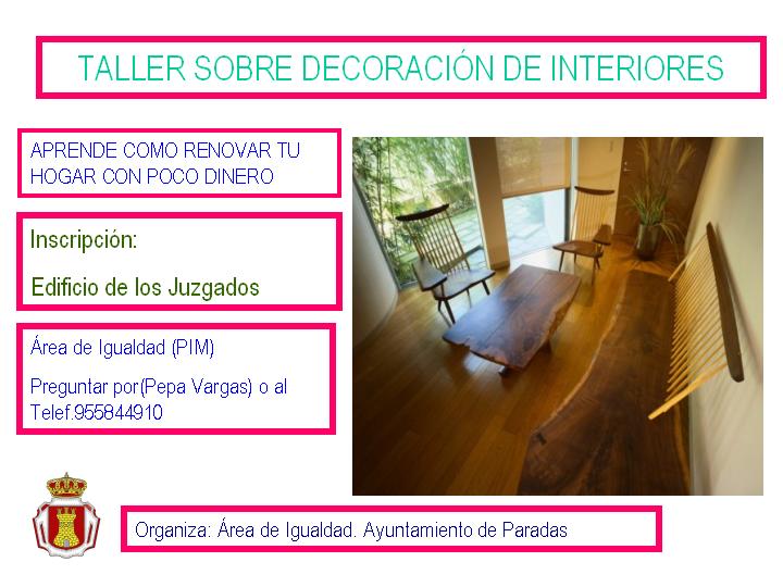 Taller Decoración Interiores