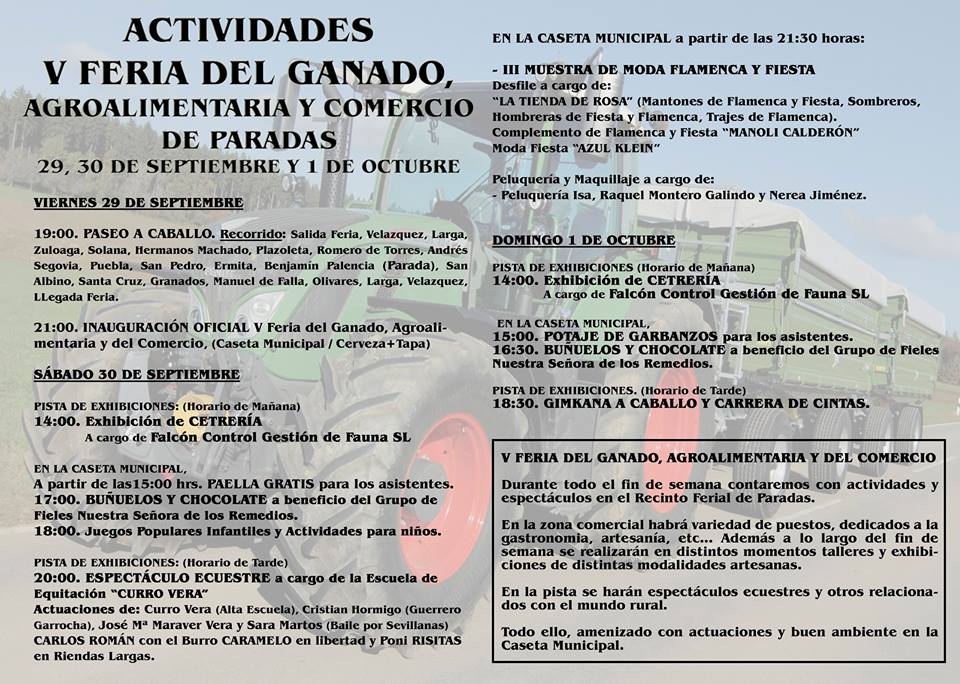 V Feria Ganado (actividades)